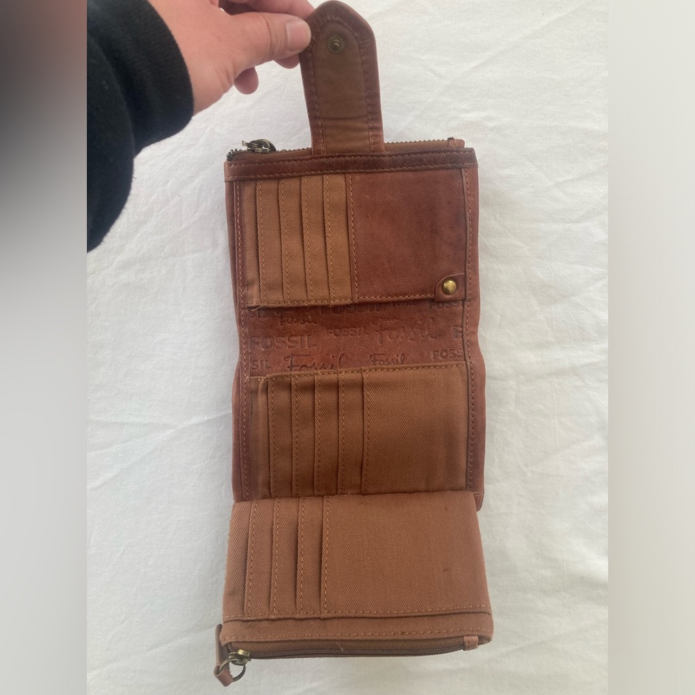 Fossil Multicolor Patchwork Leather Wallet - image 8